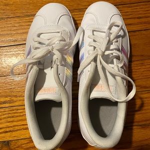 Adidas iridescent shoes youth size 4